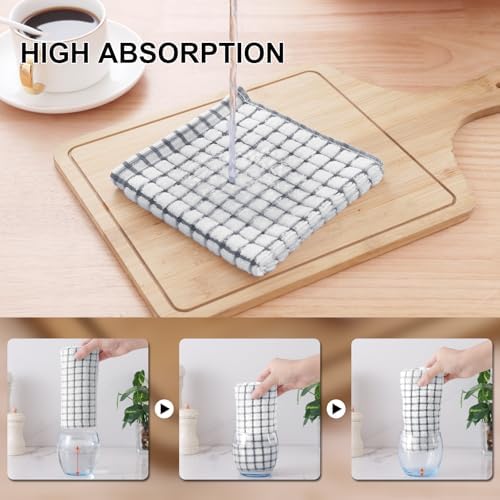 Kitinjoy Cotton 8 Pack Terry Kitchen Towels - Image 3