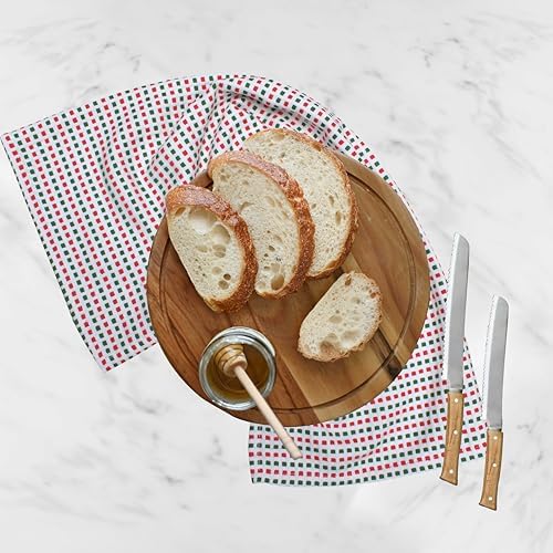 Urban Villa Kitchen Towels Cotton Dish Towels 20”x30”Red/Grn/Wht - Image 6