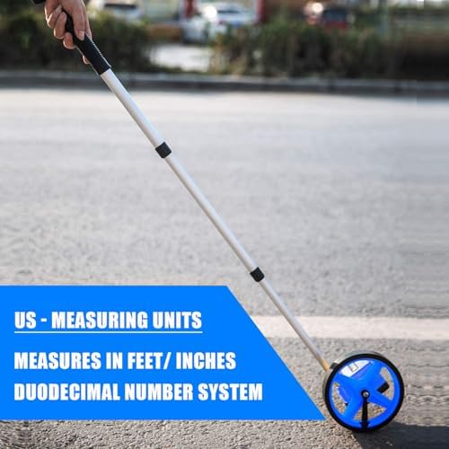 Zozen 6-Inch Measuring Wheel in Feet and Inches, Telescopic Handle - Image 5