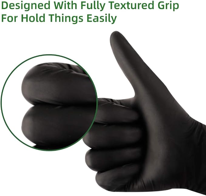 Nitrile Disposable Gloves Pack of 100, Latex Free Safety Working Gloves - Image 5