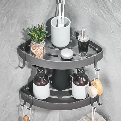 DUFU Adhesive Corner Shower Caddy by DUFU