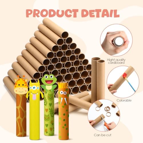 MotiMind 60 Pcs Cardboard Tubes - Image 3