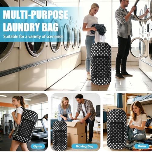 Laundry Bag Backpack, Extra Large Travel Laundry Bag - Image 7