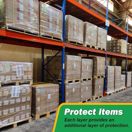 Industrial Strength Clear Stretch Wrap Film 12" x 1000 Ft 3 Pack - Image 7