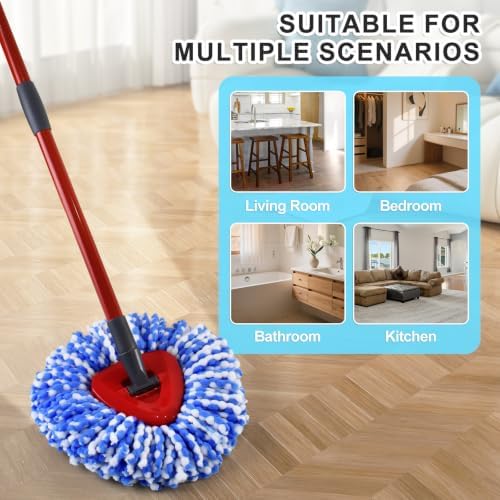 Mop Handle Mop Replace Heads and Mop Base Brush Replacement - Image 6