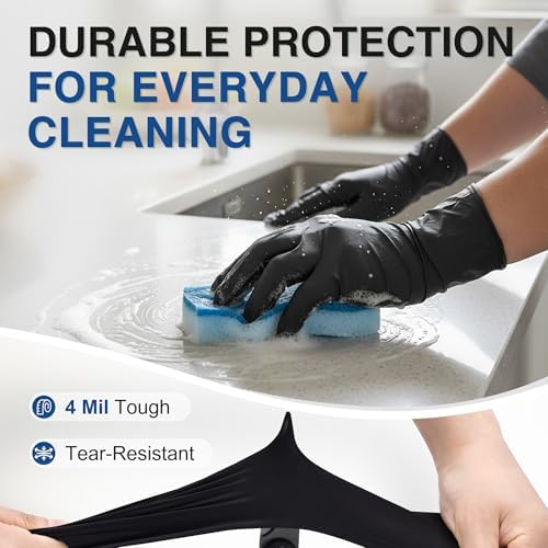 Schneider Nitrile Gloves, Gloves Disposable Latex Free, Powder Free - Image 3