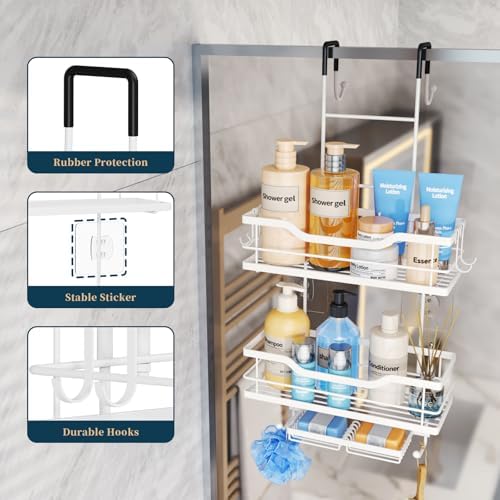 Consumest Over The Door Shower Caddy - Image 3