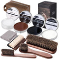 RAPSAKEMOH Shoe Polish Kit, Horsehair Brush Shoe Shine Kit by Unknown