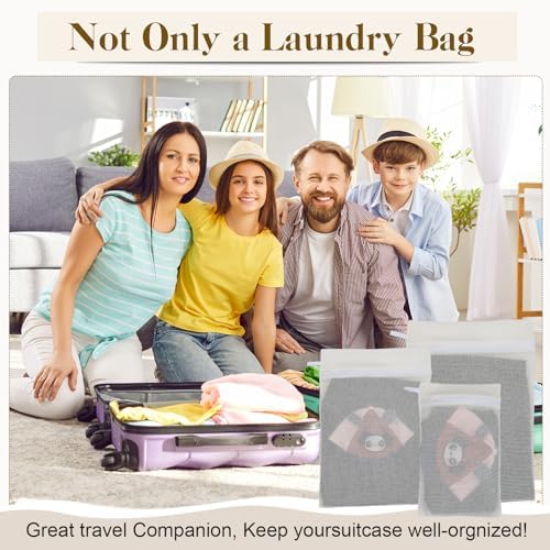 5-Piece Organic Cotton Laundry Bags - Image 6