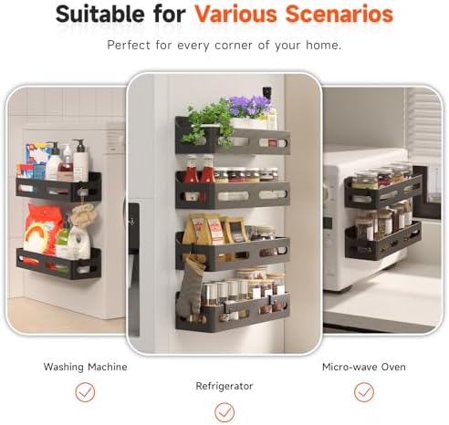 Sevenblue 6-Pack Magnetic Spice Rack - Image 6