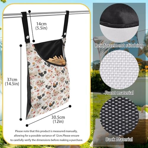 Chicken Clothespin Bag Flower Clothespin Storage - Image 6