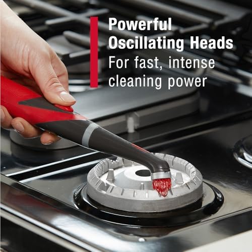Rubbermaid Reveal Power Scrubber 5-Piece Kit, Cordless Electric Battery Powered - Image 4