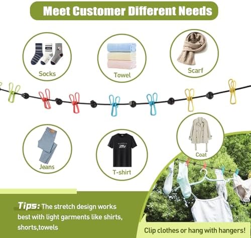 2 Pack Portable Travel Clothesline - Image 5