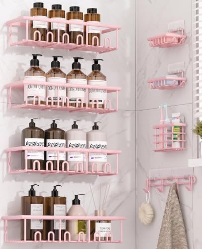 8 Pack Adhesive Rustproof Shower Caddy by Unknown