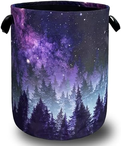 Galaxy Laundry Hamper Laundry Basket Oxford Cloth Hamper18.9x16.5Inch by SELIONLIKN
