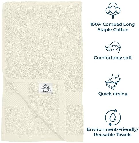 DAN RIVER 6-Pack Premium Hand Towels - Image 3
