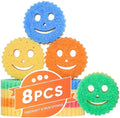 Treeroot 8 Pack Colorful Smile Scrub Sponges, Temperature Controlled by Unknown