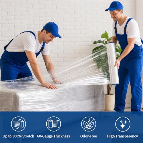 SWRT Stretch Wrap Roll, 15 in x 1000 Ft Plastic Wrap - Image 5