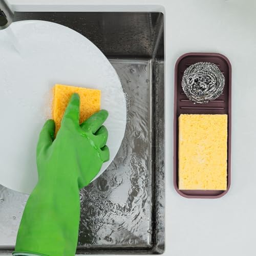 Zulay Kitchen Silicone Sponge Holder - Image 3