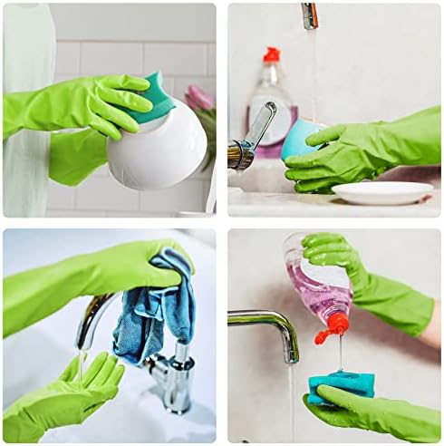 Disfore Rubber-Gloves Dishwashing Gloves - Image 2