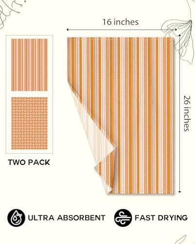 Miss Adola 2 Pack 150GSM Flour Sack Kitchen Towels - Image 5