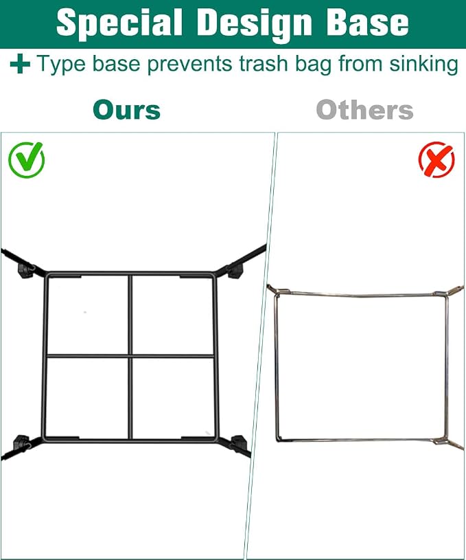 Outdoor Trash Bag Holder Stand - Image 3
