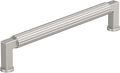 Amerock Ballard 6-5/16 inch (160mm) Center-to-Center Satin Nickel Cabinet Pull, BP37645G10