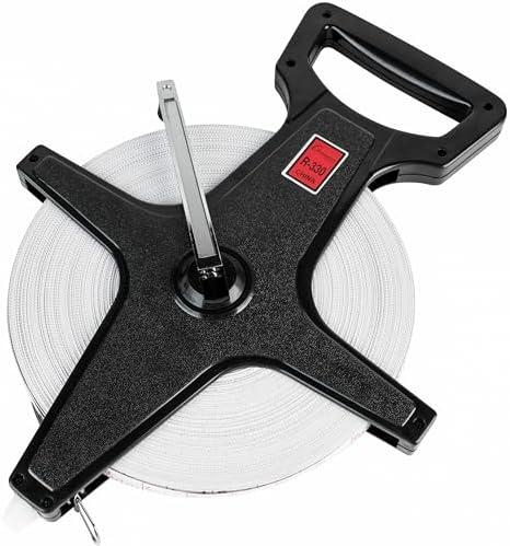 Champion Sports Open Reel Measuring Tapes – Durable Hand Crank by ChampionSports