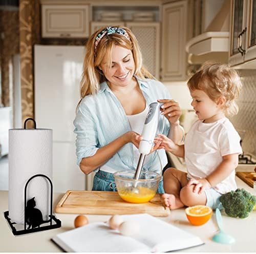 Paper Towel Holder, Kitchen Countertop Paper Towel Stand, Fits Standard Jumbo - Image 4