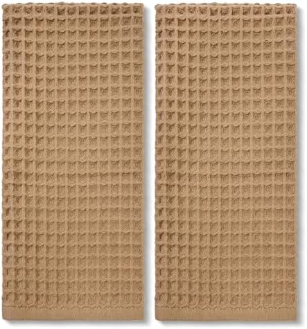 Waffle Bathroom Hand Towels 2-Piece – Cotton, Lightweight by Jacquotha