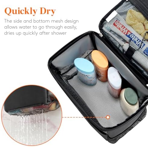 Lifewit Shower Bag Mesh Shower Caddy Portable College Dorm Room Essentials Tote - Image 5