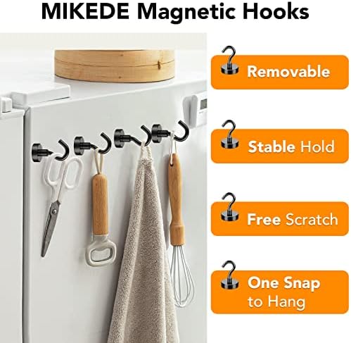 MIKEDE Magnetic Hooks, 50Lbs Cruise Essentials Strong Magnet Hook - Image 2
