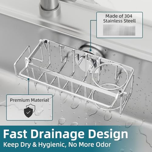 TAILI 4-in-1 Sink Caddy for Kitchen Sink - Image 4