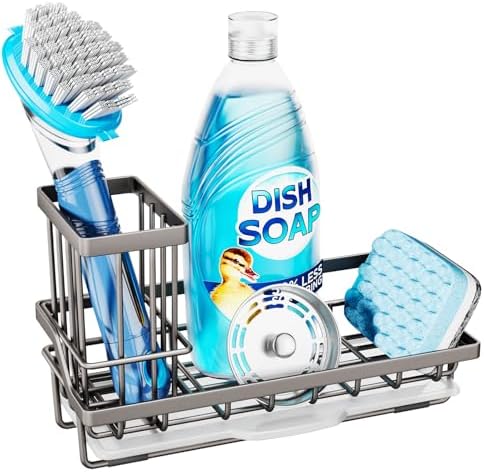Consumest Sponge Holder for Kitchen Sink, Sink Caddy Organizer by Consumest