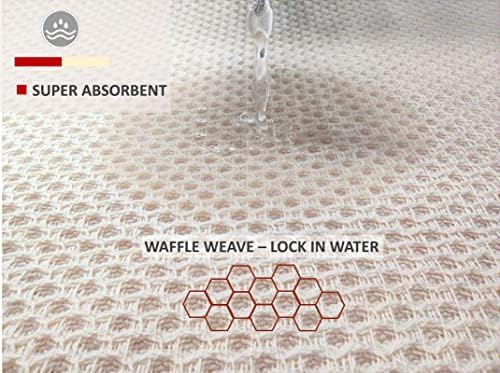 Kitchen Hand Towels 100% Cotton Waffle Weave Dish Towel - Image 3