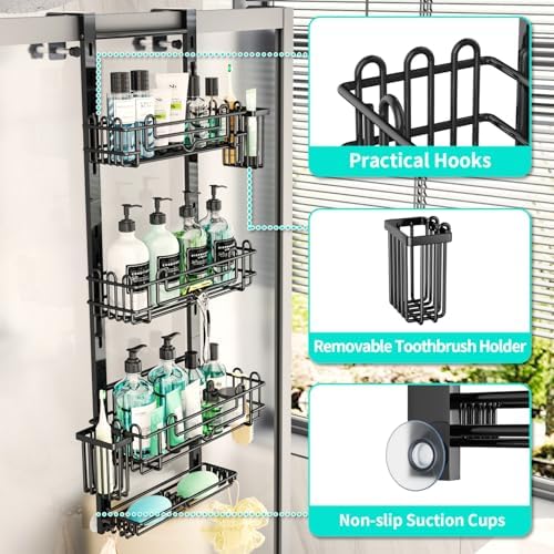 HapiRm Over the Door Shower Caddy - Image 3
