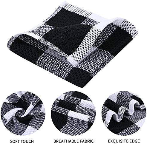 Mordimy Cotton Waffle Weave Dish Cloths, 6 Pack - Image 2