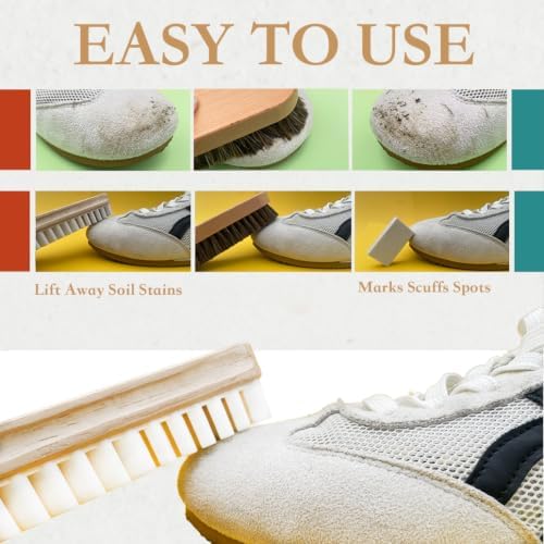 4PCS Suede & Nubuck Shoe Cleaning Brush Kit - Image 4