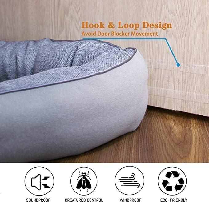 TORRAMI 30" Door Draft Stopper Under Bottom Insulation Noise Air Stopper 2.07LB - Image 5