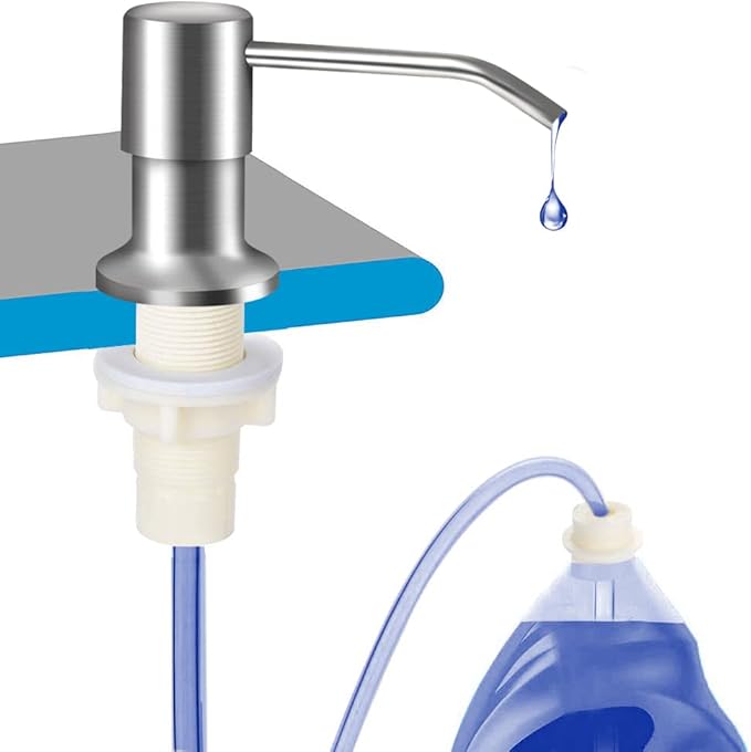 OHiHi Dish Soap Dispenser for Kitchen Sink, Countertop Sink Soap Dispenser by OHiHi