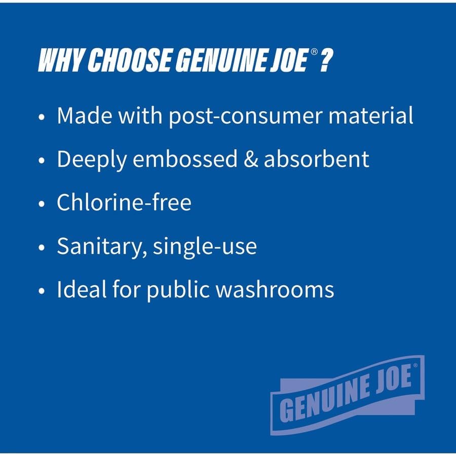 Genuine Joe Multifold Hand Towels, 9.5" x 9.10" - Image 4