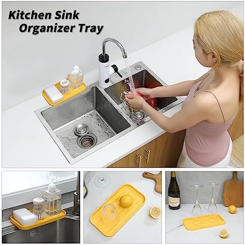 MicoYang Silicone Kitchen Sink Organizer Tray - Image 3