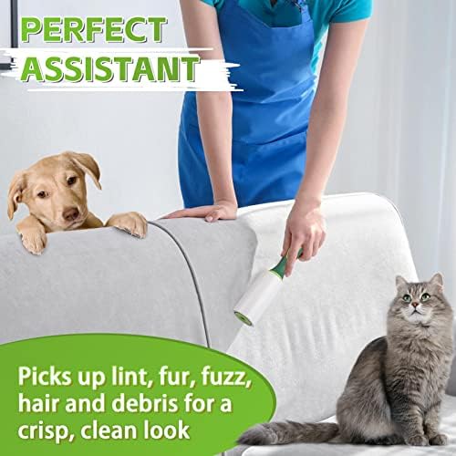 Extra Sticky Lint Rollers for Pet Hair, 1100 Sheets Total, Upgraded 4 Handles - Image 6