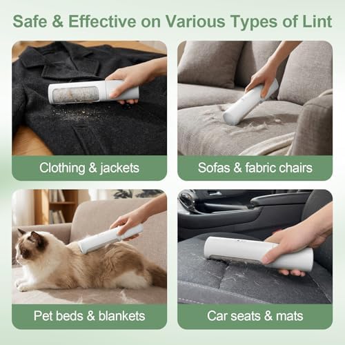 Pet Hair Remover Tool, Reusable Lint Roller Lint Brush - Image 4