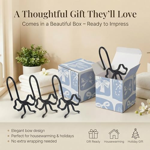 Bow Shower Curtain Hooks - Image 3