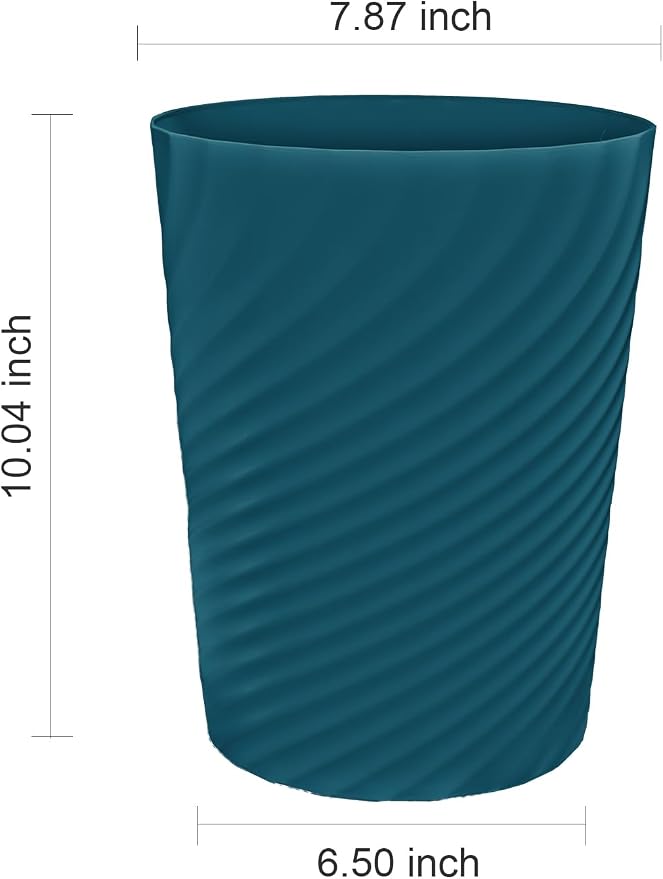 DAJITRE 1.8 Gallon Small Trash Can Wastebasket Recycling Bin Slim Profile - Image 7