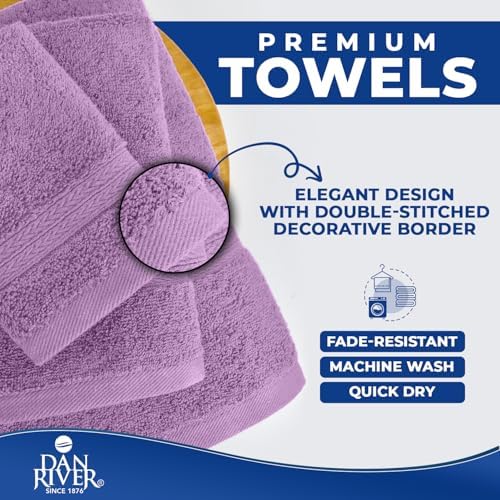 DAN RIVER 8 Piece Luxury Bath Towels - Image 6