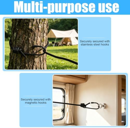 Travel Clothesline for Cruise Ship, Stretchable Clothes Line - Image 5