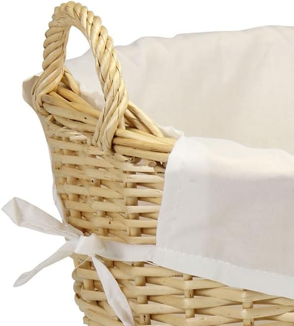 Household Essentials Wicker Laundry Basket - Image 4