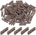 uxcell 100 Pcs Wooden Clothespins, 1.4 Inch Clothes Pins Wooden Colored Small by uxcell